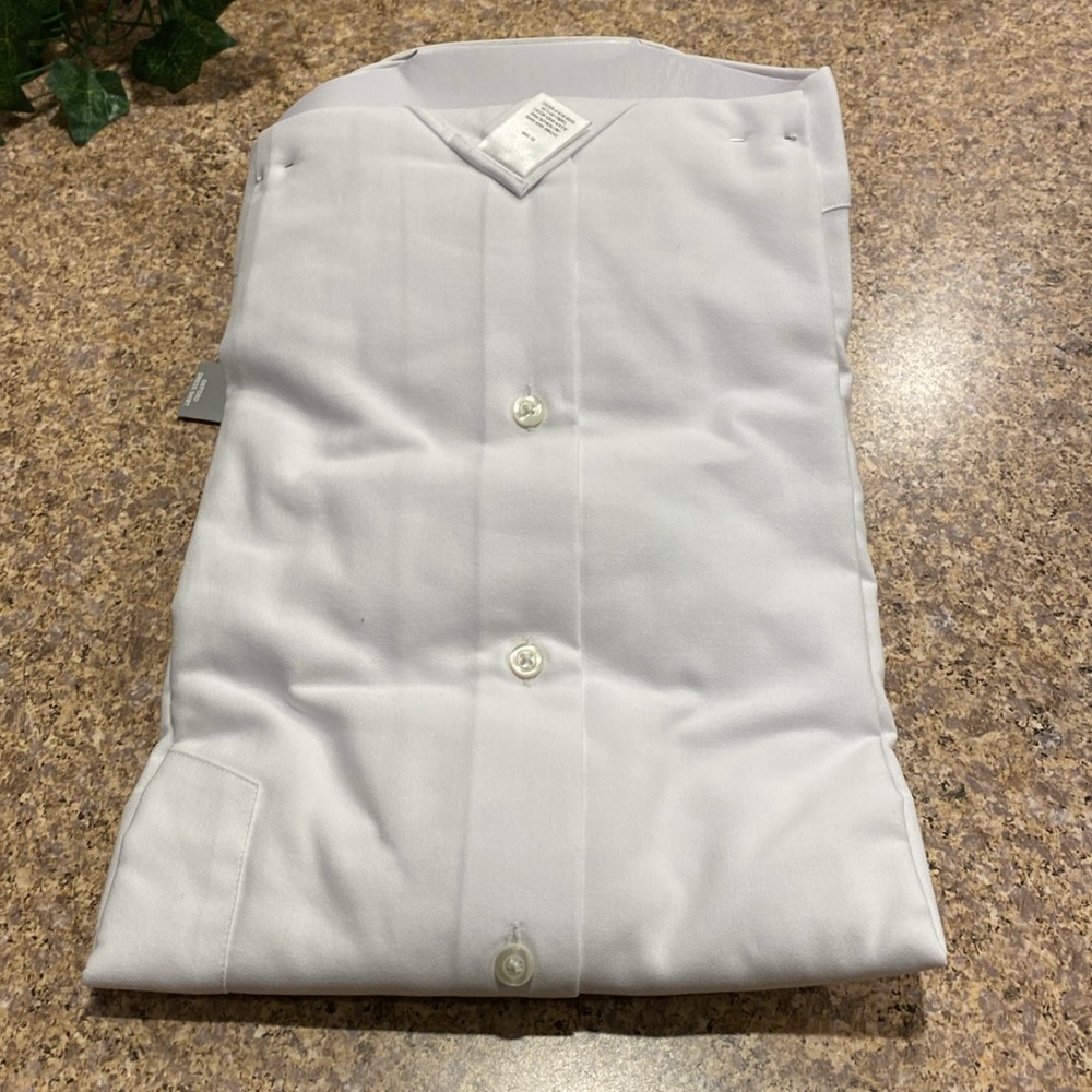 NWT Covington Long Sleeve Oxford XL Neck 17-17 1/2 L/S 32/33 Button Down Shirt - Picture 13 of 16